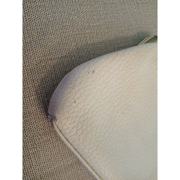 Dooney & Bourke White Leather Coin Purse Wallet Credit Card Holder Snap Closure - Picture 3 of 12